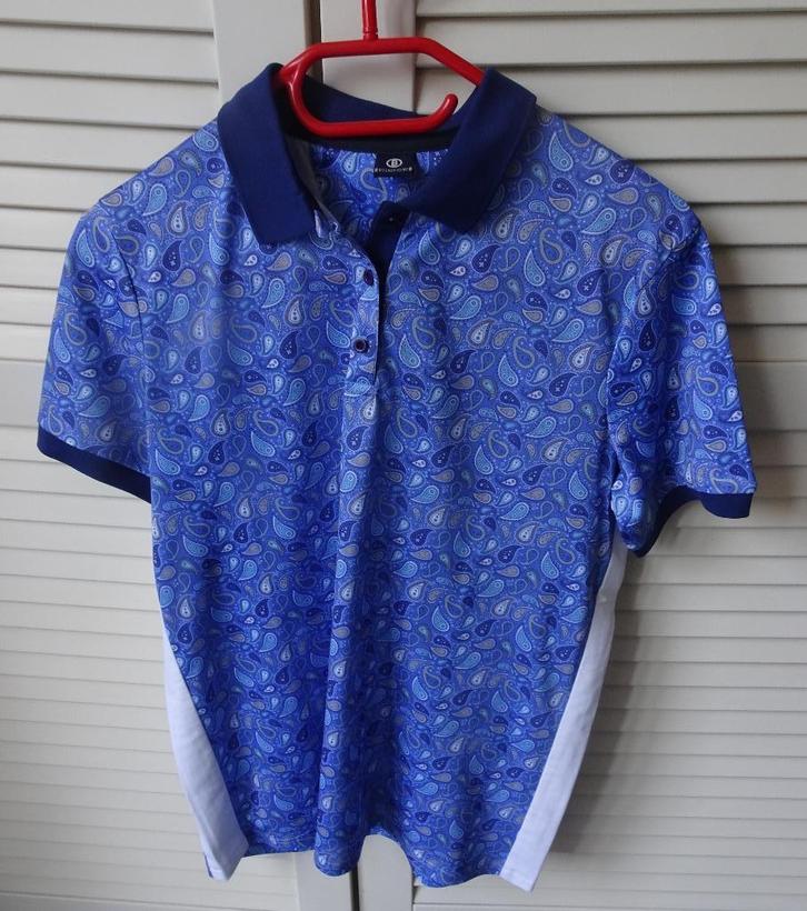 Blauw poloshirt uniseks, Kleding | Heren, Polo's, Zo goed als nieuw, Blauw, Ophalen of Verzenden