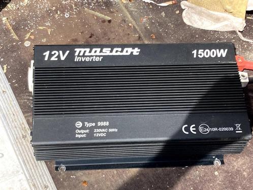 Mascot Battery 9988 Omvormer 1500 W 12 V/DC - 230 V/AC, Caravans en Kamperen, Mobilhome-accessoires, Gebruikt, Ophalen
