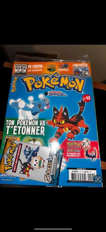 Livre Pokémon sceller avec 2 booster X&Y soleil lune  beschikbaar voor biedingen
