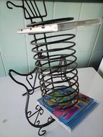 Metaal CD Rekje Gitaar Vorm AFHALING LEES BESCHRIJVING, Huis en Inrichting, Ophalen, Gebruikt, Minder dan 25 discs, Metaal