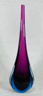 Murano Vintage design sommerso waterdrop vaas Mandruzzato, Ophalen of Verzenden