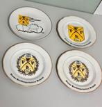 4 Bord Vlaams Handboogschutters Verbond boogschutters belgie, Antiek en Kunst, Ophalen of Verzenden