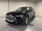 Audi e-tron 71 kWh 50 Quattro - LEDER - 28.050 KM (bj 2021), Auto's, Automaat, Gebruikt, 313 pk, Zwart