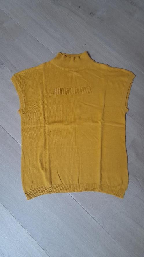 Okergele debardeur trui (maat 38), Kleding | Dames, Truien en Vesten, Gedragen, Maat 38/40 (M), Geel, Ophalen of Verzenden