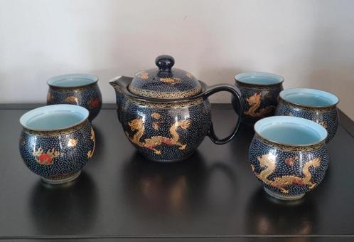 Mooi Chinees porselein theeservies, Huis en Inrichting, Keuken | Servies, Gebruikt, Compleet servies, Overige stijlen, Porselein