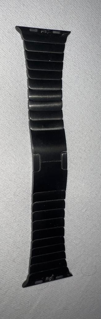 Apple Watch 44mm Stainless Steel band black beschikbaar voor biedingen