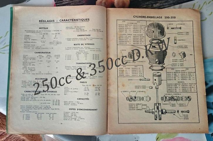 RTM pour Motocyclettes DKW & MZ en Français., Motos, Modes d'emploi & Notices d'utilisation, Enlèvement ou Envoi