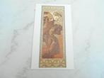 reproduction carte Alphonse Mucha L'etoile du soir, Antiek en Kunst, Ophalen of Verzenden