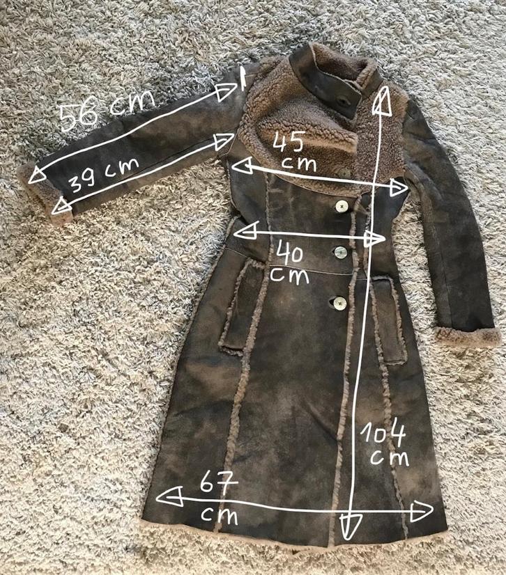 Vivienne Westwood Red Label - lange jas - maat M of S, Kleding | Dames, Jassen | Winter, Zo goed als nieuw, Maat 38/40 (M), Bruin