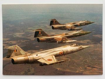 Postkaart Starfighter Belgian Air Force Belgische Luchtmacht