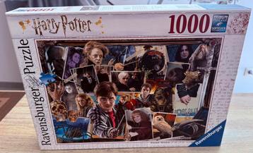 Harry Potter complete puzzel van 1000 stukjes beschikbaar voor biedingen