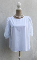 Mooie witte blouse H&M maat L, Kleding | Dames, Maat 38/40 (M), H&M, Wit, Ophalen of Verzenden