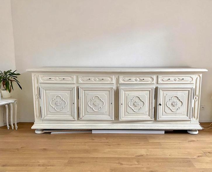 Witte op te knappen dressoir / buffetkast, Huis en Inrichting, Kasten | Dressoirs, Gebruikt, Ophalen