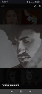 George Michael olieverf schilderij, Antiek en Kunst, Ophalen
