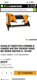 Bostitch nietapparaat 21680B-E Type 80 (216), Ophalen of Verzenden, Zo goed als nieuw