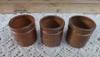 3 Oude Franse mini gres zalf potjes, Baume Benevent, Ophalen of Verzenden