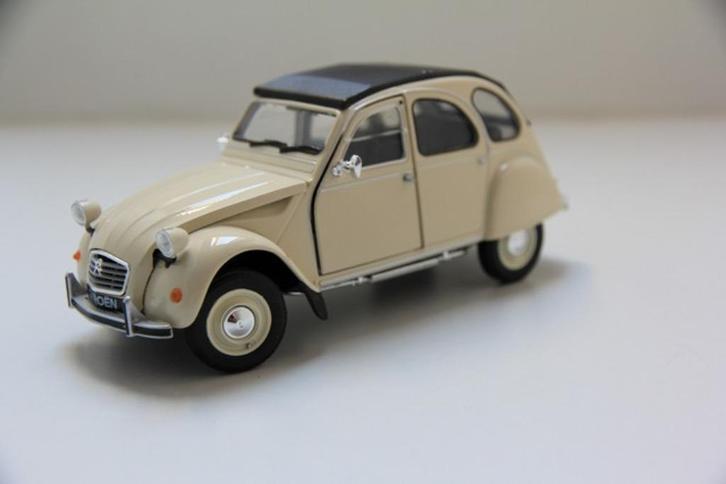 Nieuw modelauto in doos Citroen Citroën 2CV – Welly 1:24, Hobby en Vrije tijd, Modelauto's | 1:24, Nieuw, Auto, Welly, Verzenden