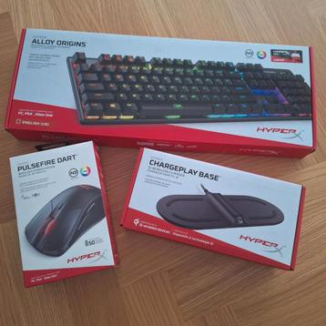 HyperX bundel; toetsenbord, muis, oplaadstation beschikbaar voor biedingen