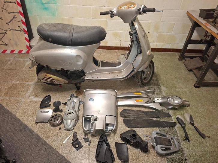 Vespa voor 125cc-onderdelen, Fietsen en Brommers, Scooters | Vespa, Gebruikt, Overige modellen, Klasse B (45 km/u), Ophalen