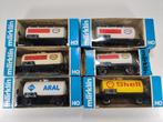 Marklin 4440 4442 4441 lot ketelwagons 6 stuks, Wisselstroom, Gebruikt, Wagon, Ophalen of Verzenden