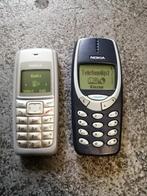 WEG=WEG!! SETJE TWEE NOKIA MOBIELE TELEFOONS 3310+1110 GSM, Telecommunicatie, Verzenden, Gebruikt