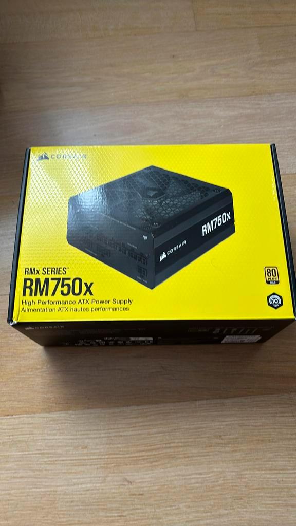 Corsair RM750x (2021) 750W 80+ Gold – Zo goed als nieuw, Computers en Software, Pc- en Netwerkkabels, Zo goed als nieuw, Ophalen