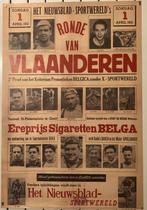 Replica retro affiche van de Ronde van Vlaanderen 1951, Verzamelen, Posters, Ophalen of Verzenden