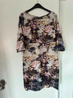 Gebloemd kleedje met bruine, beige en roze tinten, Kleding | Dames, Overige kleuren, Fly girl, Zo goed als nieuw, Knielengte
