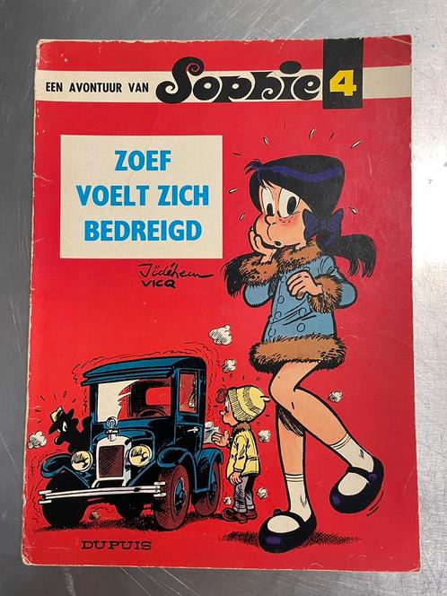 Sophie nr 4 - Zoef voelt zich bedreigd - 1e druk - 1970, Boeken, Stripverhalen, Gelezen, Eén stripboek, Ophalen of Verzenden