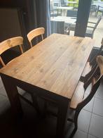 Eiken tafels en stoelen, Huis en Inrichting, Tafels | Eettafels, Ophalen, Gebruikt