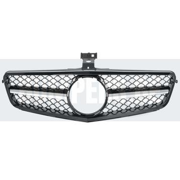 Grill Hoogglans Zwart Radiatorgrille met Chroom AMG Look Mer beschikbaar voor biedingen