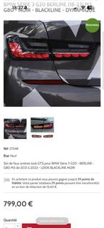 Phares teintés dynamique pour BMW série 3 G20, Enlèvement, BMW