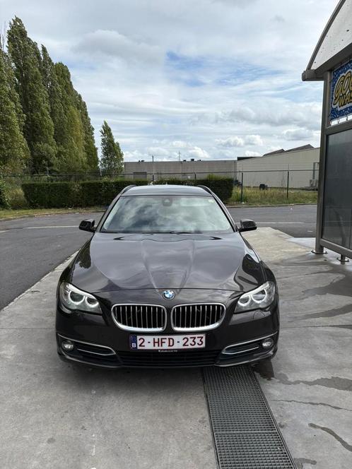 Bmw 520d f11 2015 luxury full, Auto's, BMW, Particulier, 5 Reeks, ABS, Diesel, Automaat, Zwart, Zwart, Leder, Ophalen