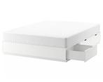 Lit IKEA Nordli 160x200, Enlèvement ou Envoi, Comme neuf, Matelas
