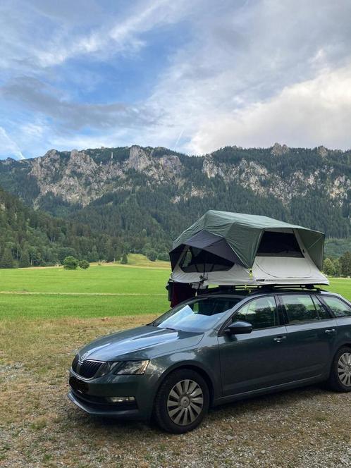 Tente de toit pour 2 personnes à louer (+porte-vélos), Caravanes & Camping, Tentes, jusqu'à 2, Neuf, Enlèvement