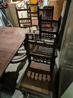 Tafel Mechelse antiek en stoelen, Ophalen, Gebruikt