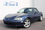 Mazda MX-5 MX-5 1.6i Cabriolet/Leder incl 2 JAAR garantie!, Auto's, Gebruikt, Zwart, 4 cilinders, Cabriolet