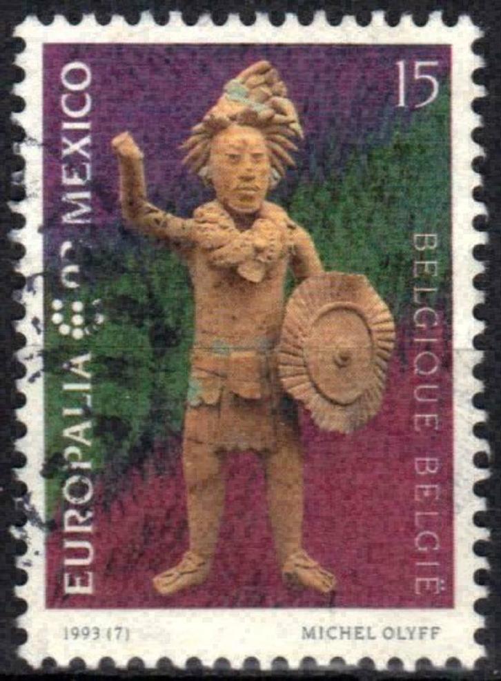 Belgie 1993 - Yvert/OBP 2508 - Europalia 93 - Mexico (ST), Postzegels en Munten, Postzegels | Europa | België, Kunst, Gestempeld