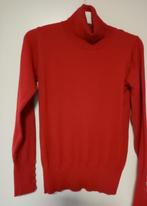 Yessica : rood coltrui rolcol pull knoopjes aan mouwen , M, Kleding | Dames, Maat 38/40 (M), Yessica, Ophalen of Verzenden, Zo goed als nieuw