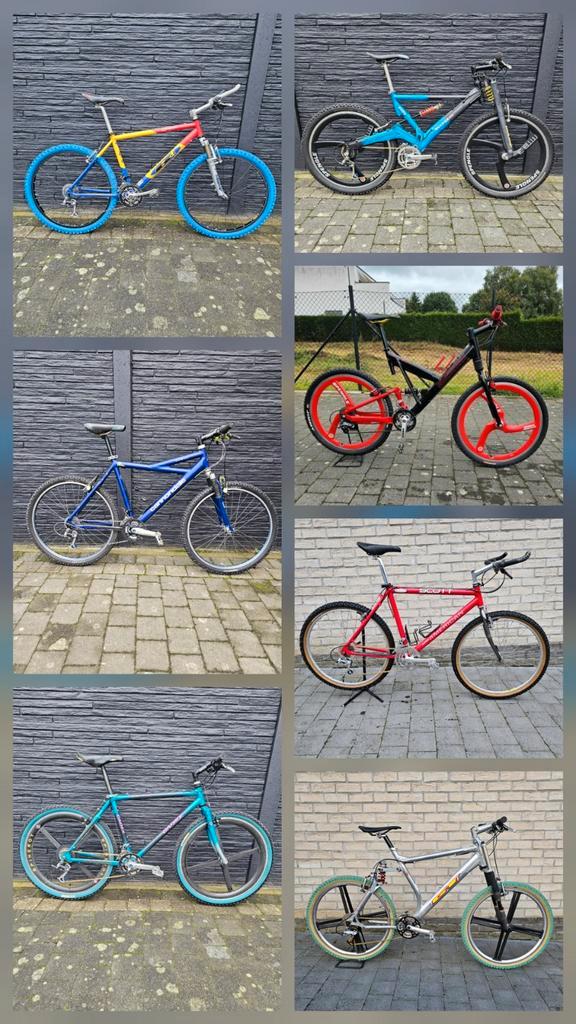 Retro mtb´s, top afgebouwde projecten '90s, Fietsen en Brommers, Fietsen | Mountainbikes en ATB, Zo goed als nieuw, Heren, Overige merken