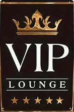Reclamebord vintage VIP Lounge ***** - mancave poolhouse new, Huis en Inrichting, Ophalen of Verzenden, Nieuw