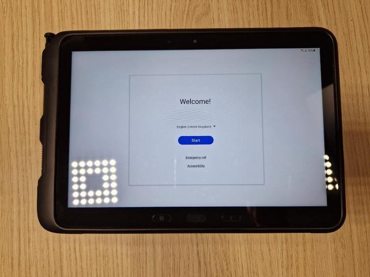 Galaxy Tab Active Pro (Wi-Fi + 4G), Computers en Software, Android Tablets, Zo goed als nieuw, Wi-Fi en Mobiel internet, 10 inch