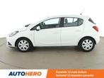 Opel Corsa 1.4 Edition (bj 2016, automaat), Auto's, Stof, Wit, 5 zetels, Stadsauto