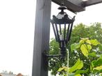 tuinlamp, aluminium - groen, decoratieve arm + kleine kap -, Ophalen of Verzenden