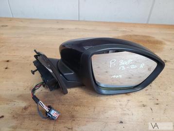 Peugeot 308 2013 - 2020 spiegel rechts 12 draden blauw €100 beschikbaar voor biedingen