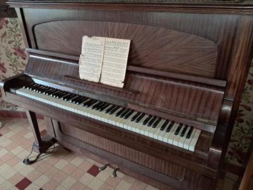 Piano droit GUNTHER, Enlèvement, Utilisé, Brun, Piano