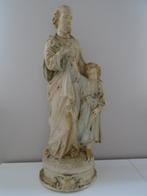 Sint jozef beeld 44cm met kindje Jezus, Verzamelen, Gebruikt, Ophalen of Verzenden, Christendom | Katholiek, Beeld(je)