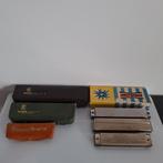 7 mondharmonica's, Musique & Instruments, Instruments à vent | Harmonica, Enlèvement, Utilisé, Avec valise ou boîte