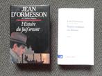 2 romans van Jean D'Ormeson de l'Académie Française, Boeken, Taal | Frans, Gelezen, Verzenden