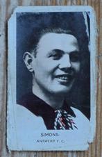 1930s (pre panini) Charles Simons Antwerp FC, Verzamelen, Sportartikelen en Voetbal, Ophalen of Verzenden, Gebruikt, Poster, Plaatje of Sticker